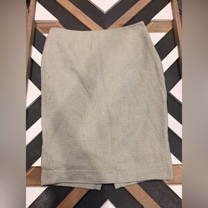 The Limited Lime Green and Navy Pencil Skirt Size 8